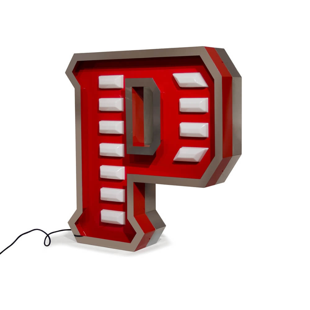 Circu Letter P Graphic Floor Lamp