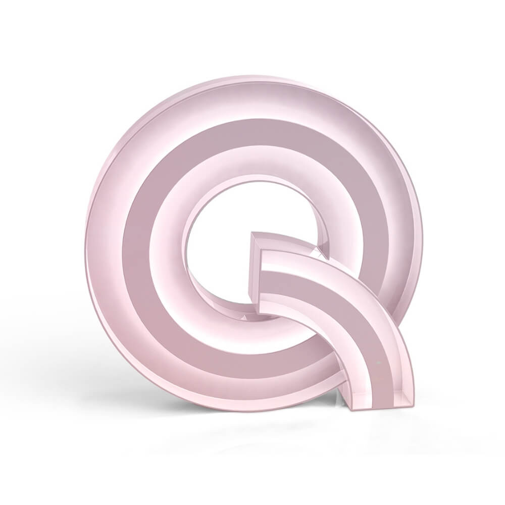 Circu Letter Q Graphic Floor Lamp