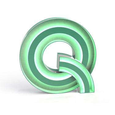 Circu Letter Q Graphic Floor Lamp