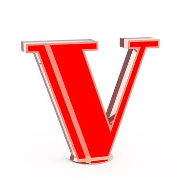 Circu Letter V Graphic Floor Lamp