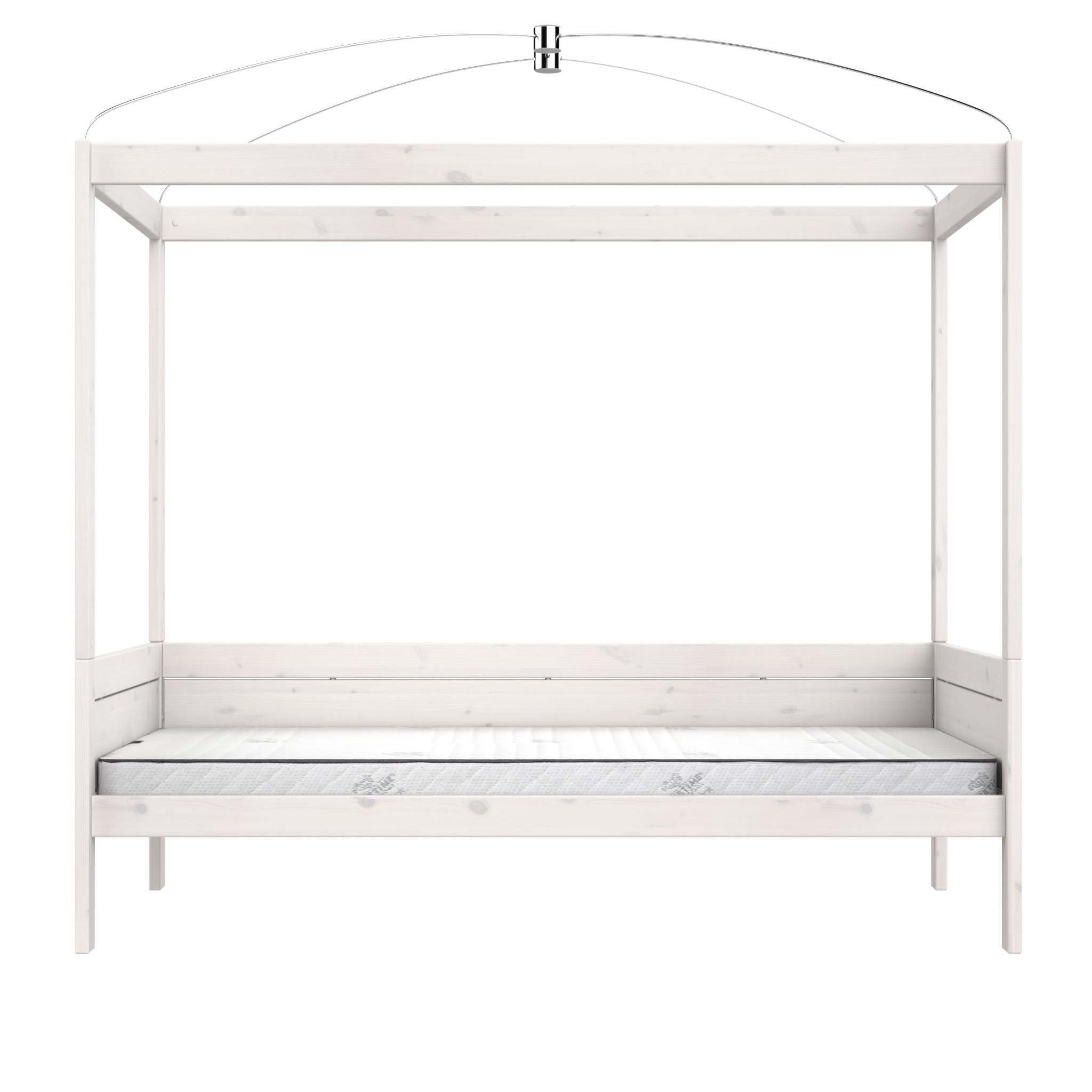 LIFETIME Kidsrooms Small Double Four Poster Canopy Bed
