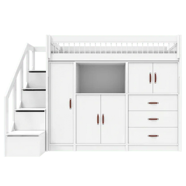 LIFETIME Kidsrooms High Sleeper Bed incl Storage Drawers - Breeze