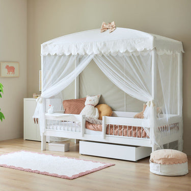 LIFETIME Kidsrooms Bed Canopy - Cat & Bow