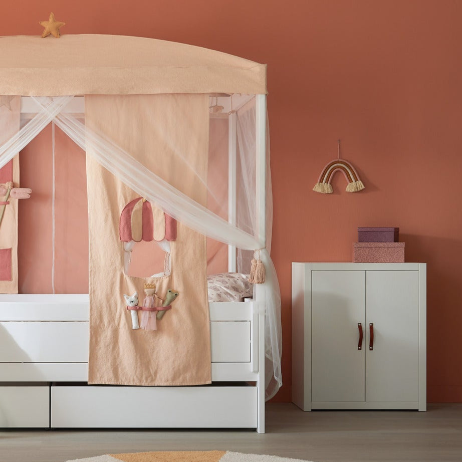 LIFETIME Kidsrooms Play Curtain for Canopy Bed - Fairy Theatre