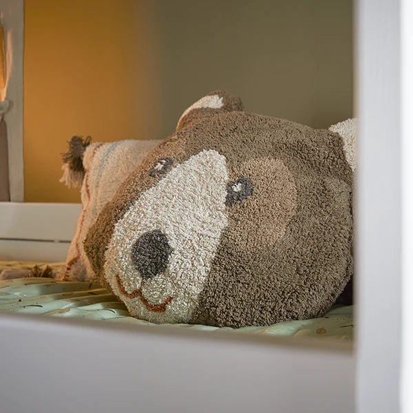 LIFETIME Kidsrooms Bear Shaped Cushion - Canoe Adventure
