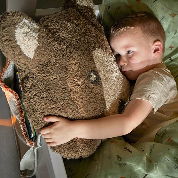 LIFETIME Kidsrooms Bear Shaped Cushion - Canoe Adventure