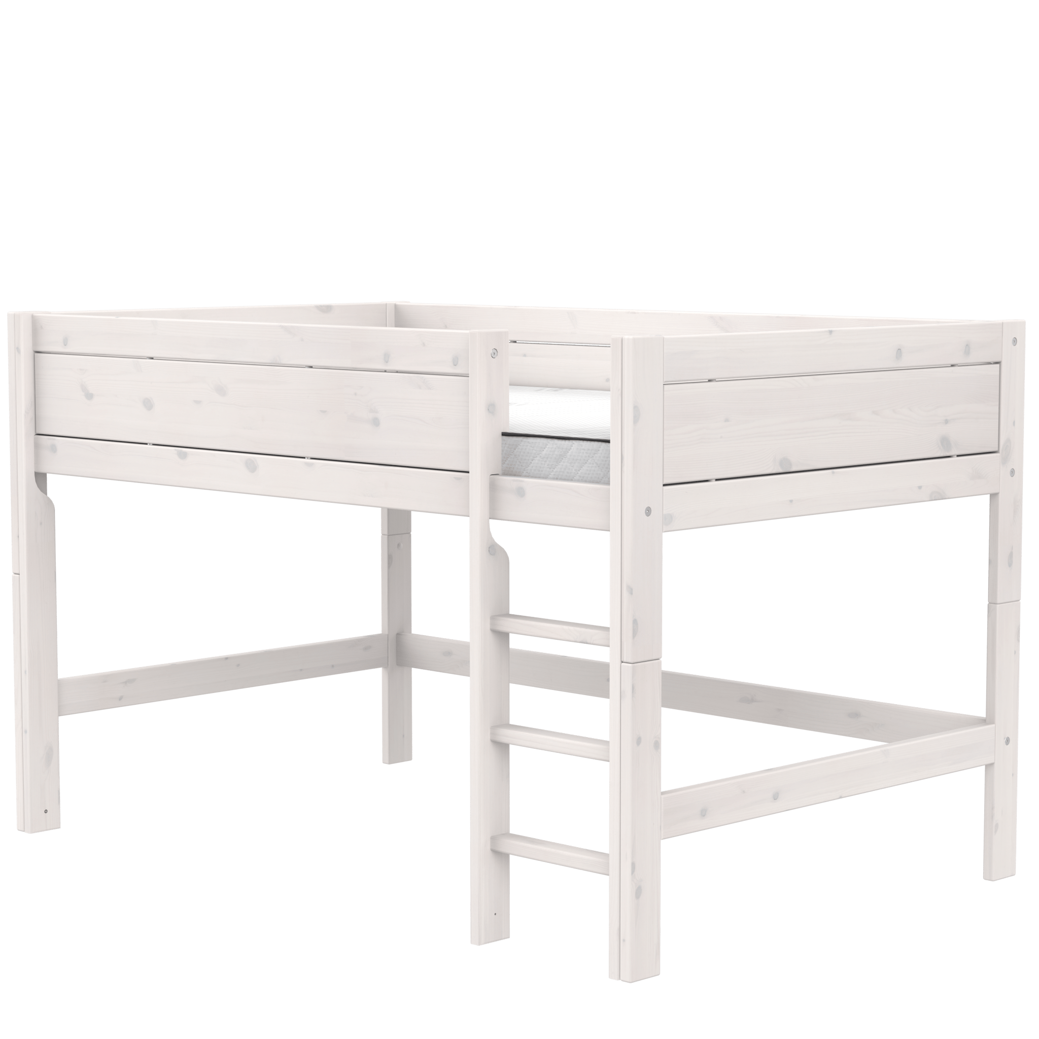 LIFETIME Kidsrooms Small Double Mid Sleeper Bed with Ladder