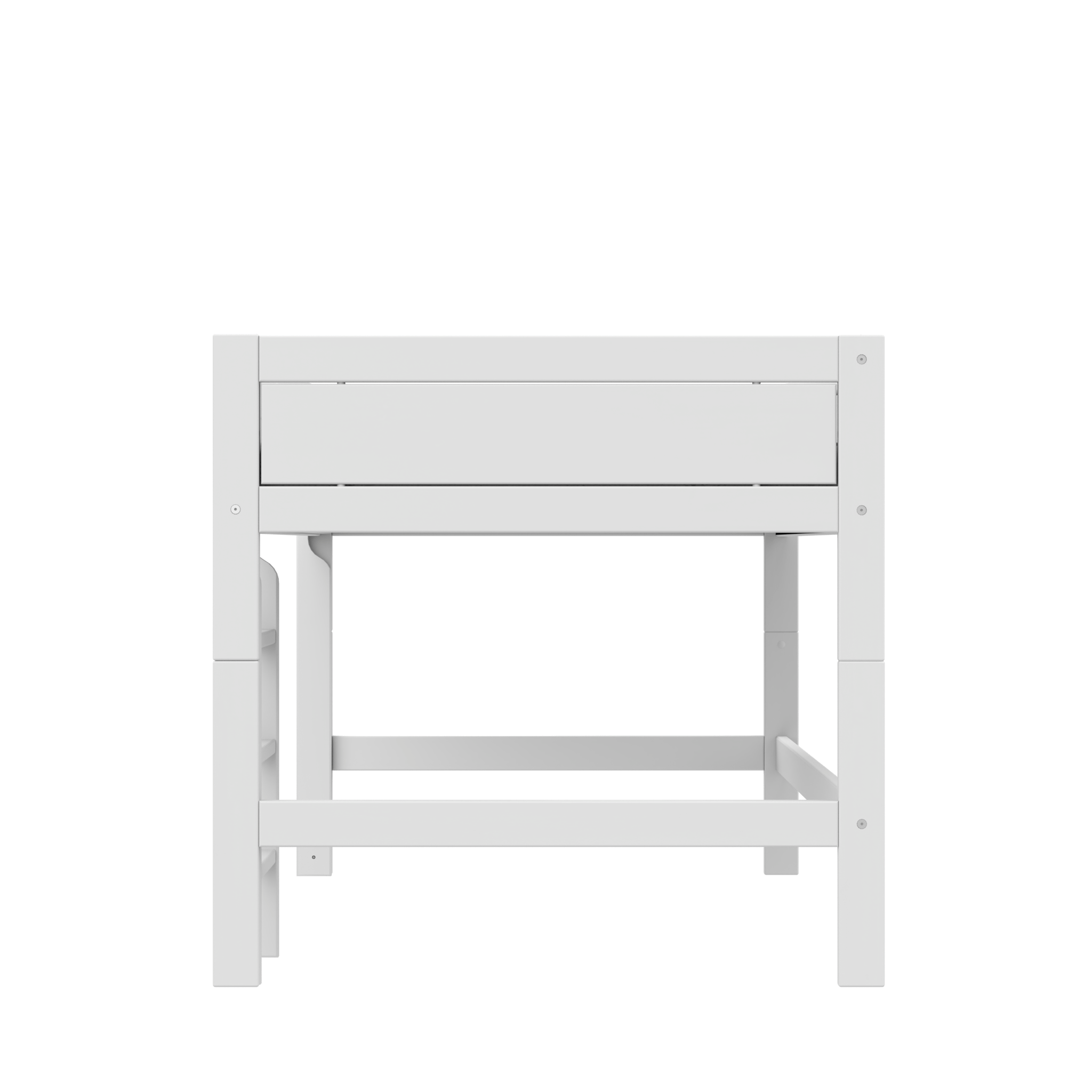 LIFETIME Kidsrooms Small Double Mid Sleeper Bed with Ladder