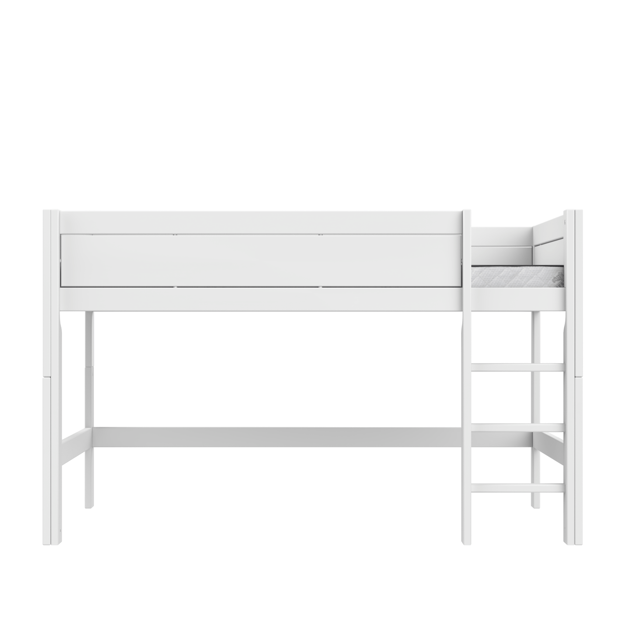 LIFETIME Kidsrooms Small Double Mid Sleeper Bed with Ladder