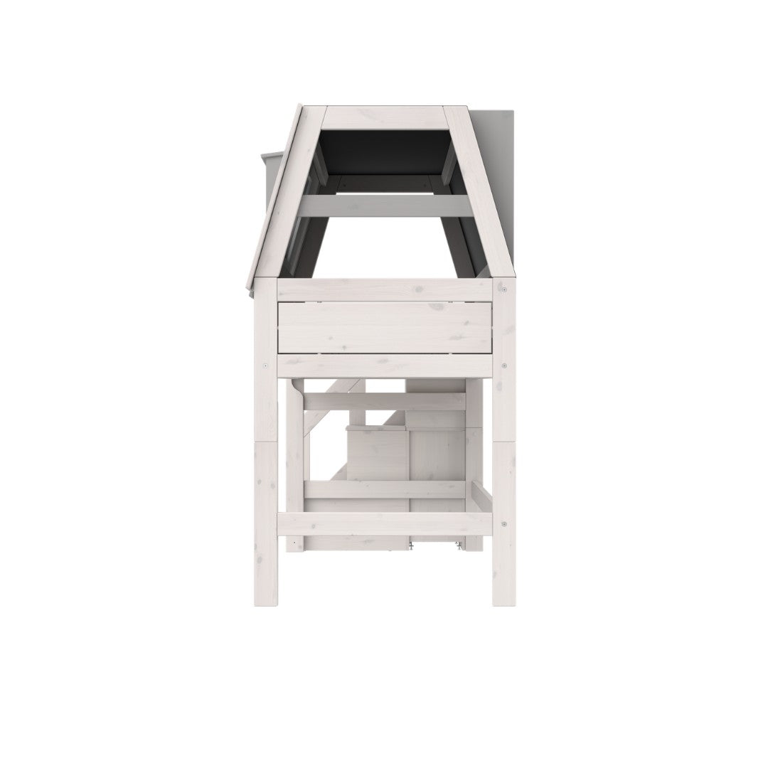 LIFETIME Kidsrooms My Hangout Mid Sleeper House Bed 128 cm