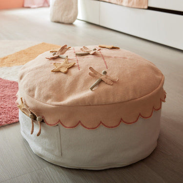 LIFETIME Kidsrooms Round tic tac toe Pouf - Fairy Theatre