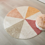 LIFETIME Kidsrooms Round Tufted Rug - Fairy Theatre