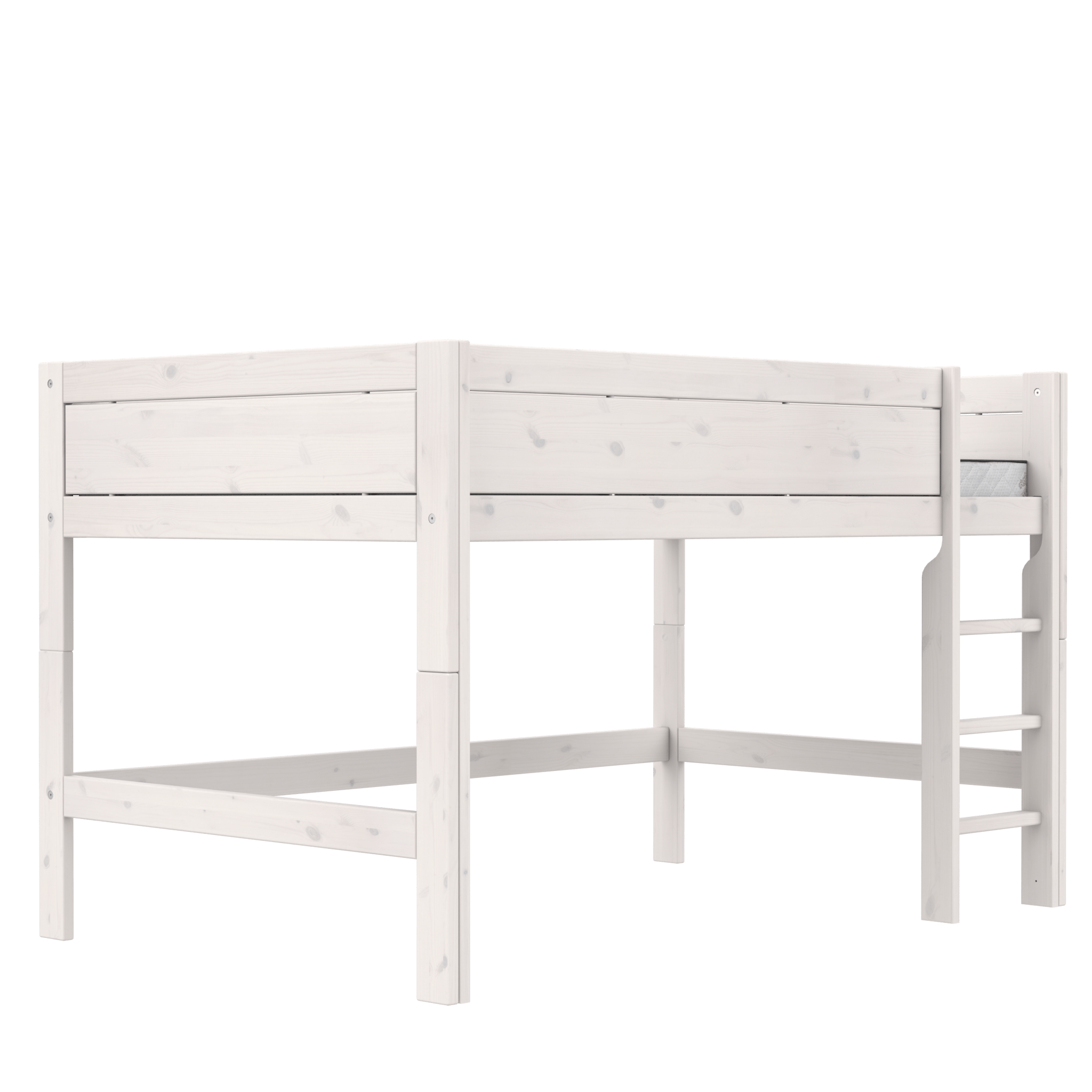 LIFETIME Kidsrooms Small Double Mid Sleeper Bed with Ladder