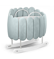Circu Gold Plated Lotus Rocking Cot - Beauty Blue
