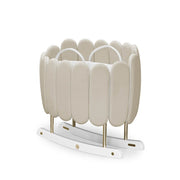 Circu Gold Plated Lotus Rocking Cot - Paris Cream