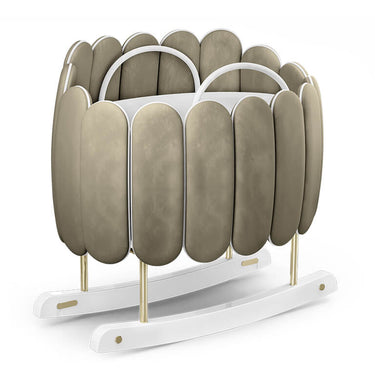 Circu Gold Plated Lotus Rocking Cot - Paris Mouse
