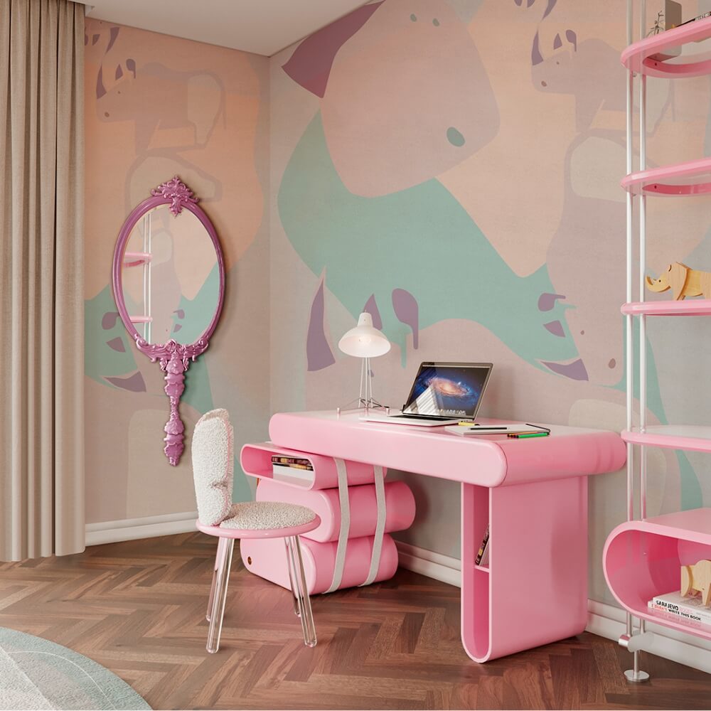 Circu Pink Magical Mirror with 22” TV