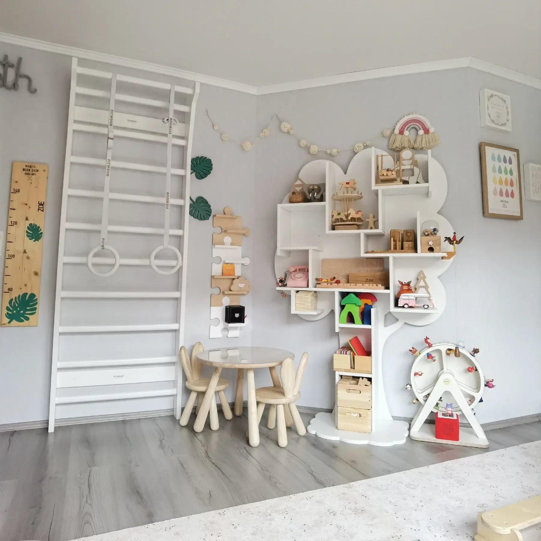 Mathy By Bols Louanne Small Tree Bookcase 