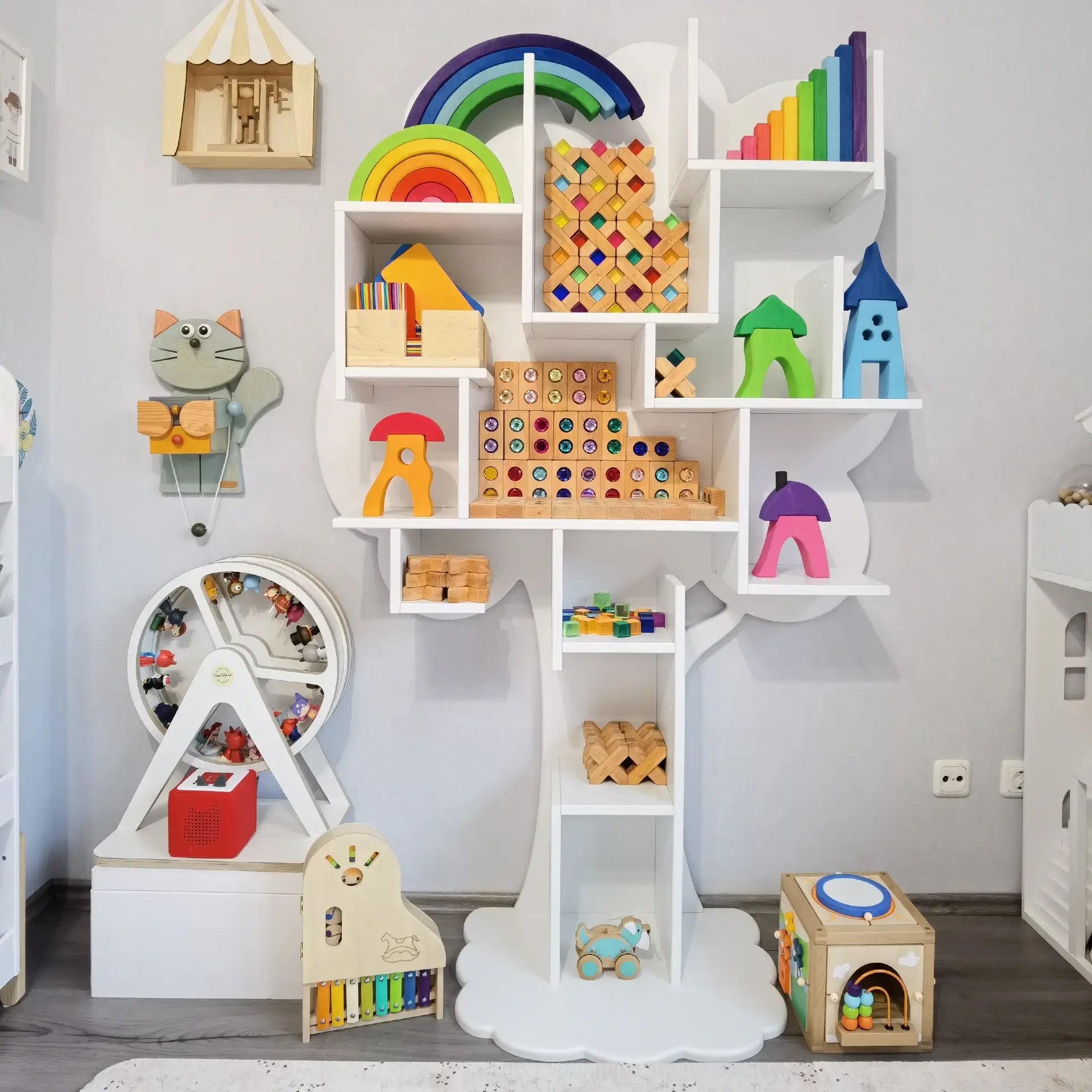 Mathy By Bols Louanne Small Tree Bookcase 