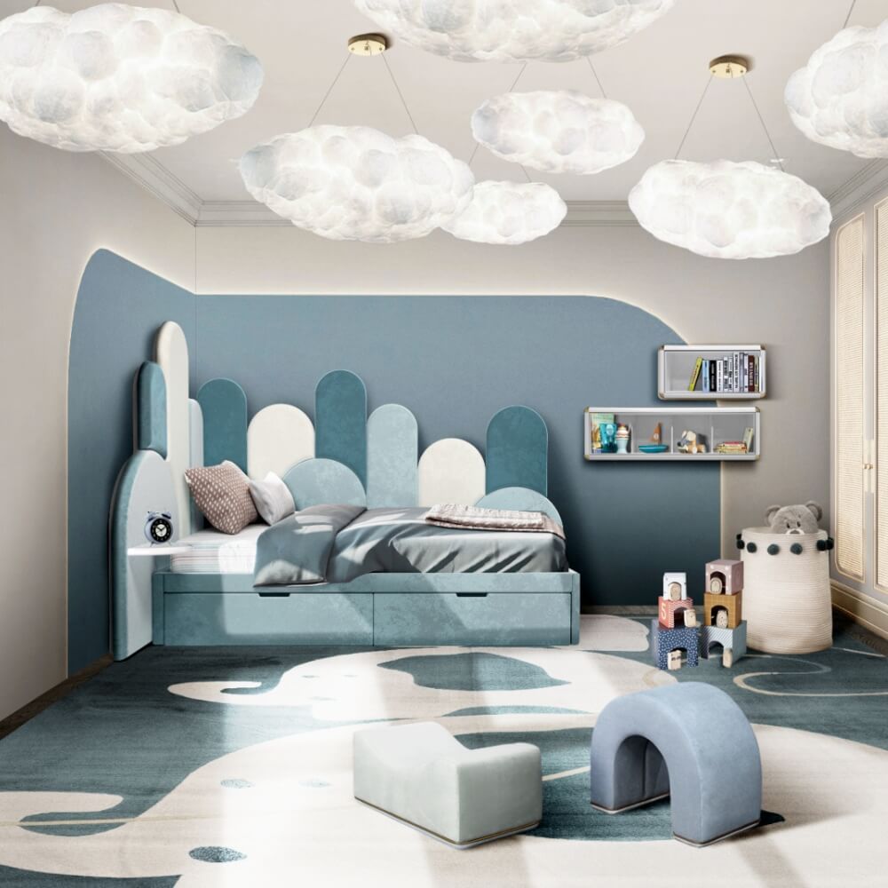 Circu Merida Single Corner Bed with Storage Drawer