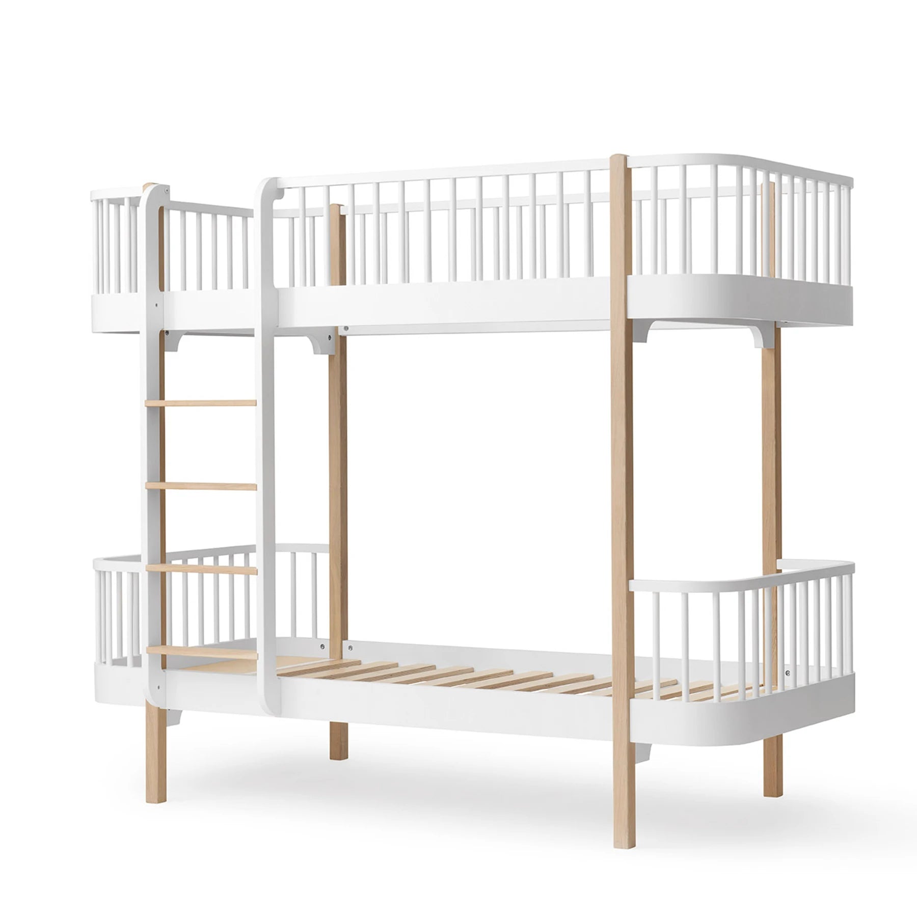 Oliver Furniture Wood Original Bunk Bed in White/Oak