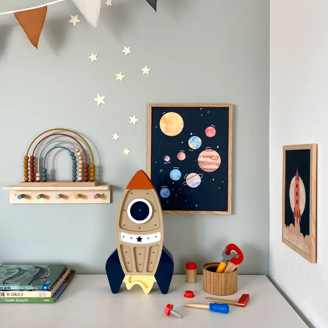 Peekaboo Rocket Night Lamp