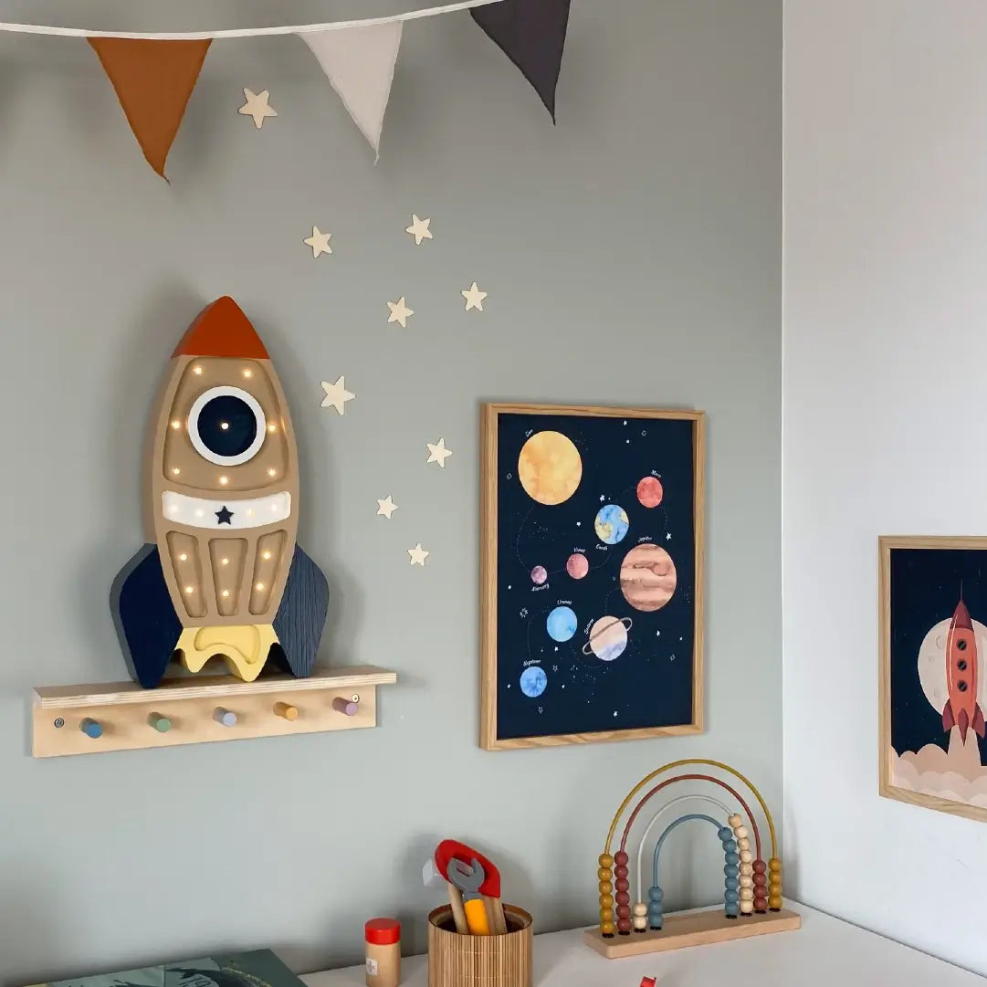 Peekaboo Rocket Night Lamp