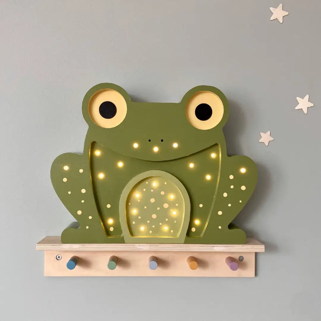 Peekaboo Frog Handmade Night Lamp