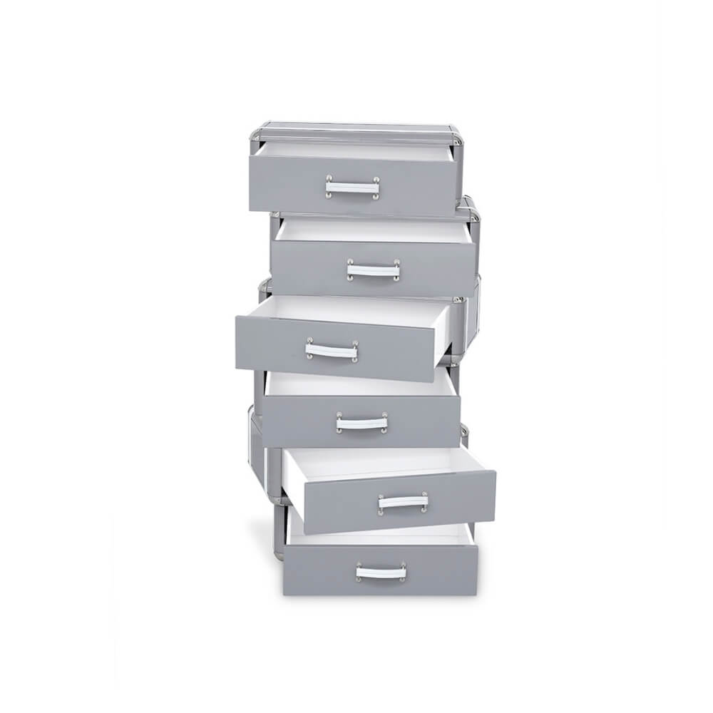 Circu Sky 6 Drawers Chest, Grey