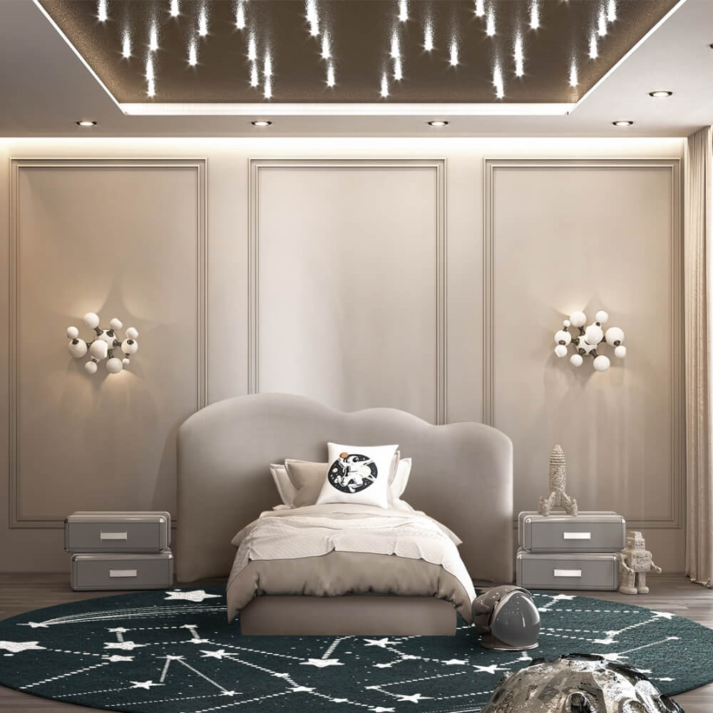 Circu Sky Nightstand in Grey