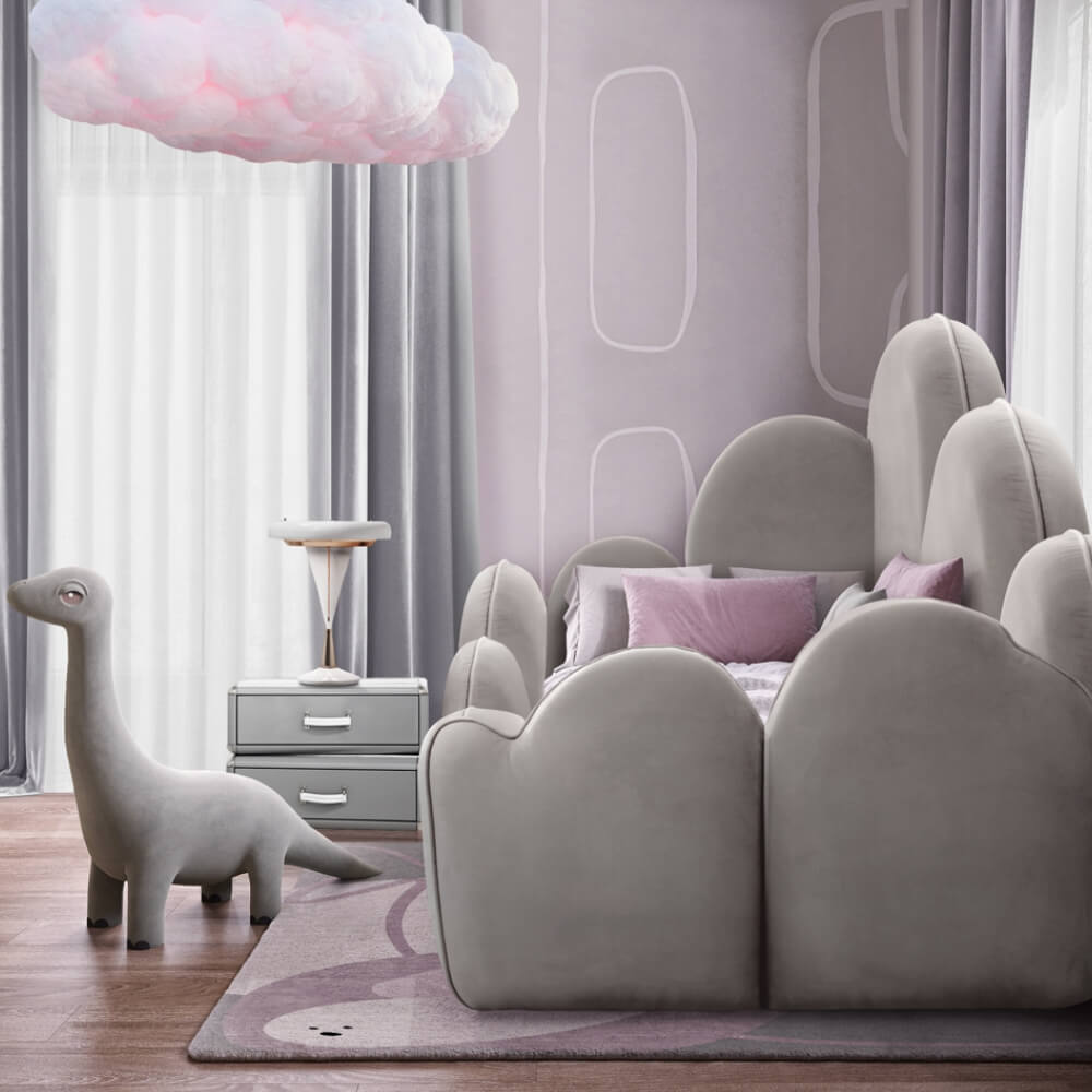 Circu Sky Nightstand in Grey
