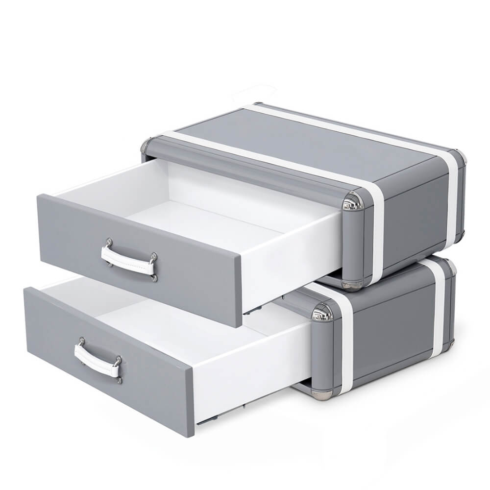 Circu Sky Nightstand in Grey
