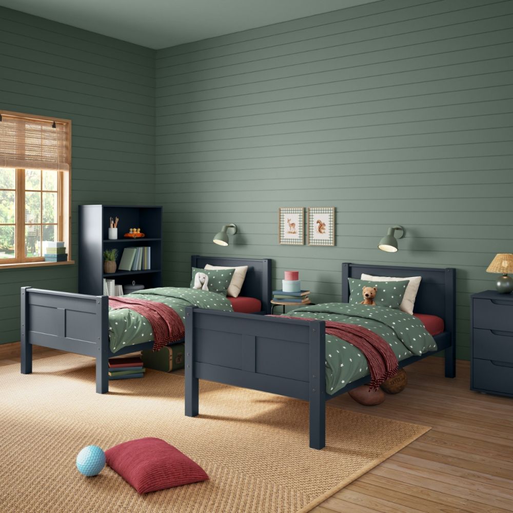 Arven Detachable Bunk Bed in Blue