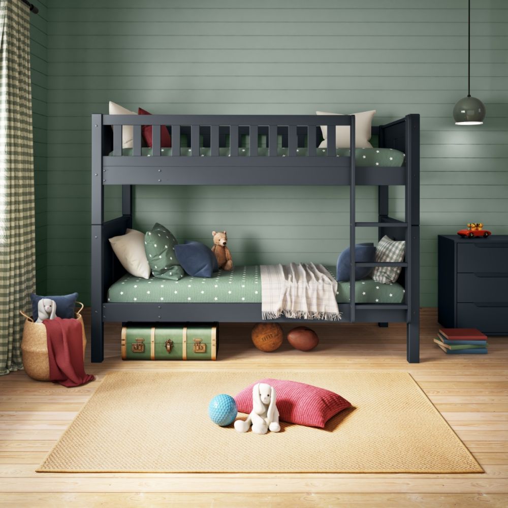 Arven Detachable Bunk Bed in Blue