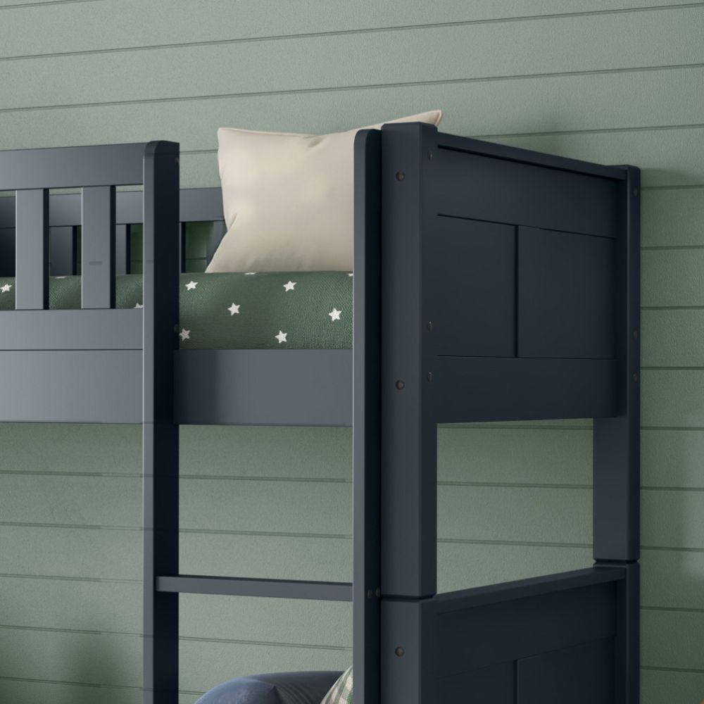 Arven Detachable Bunk Bed with Storage Drawers in Blue