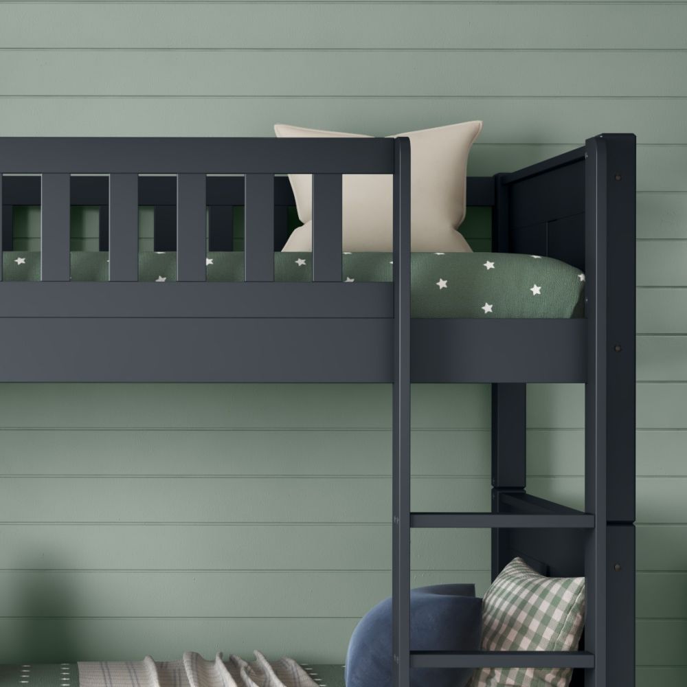 Arven Detachable Bunk Bed in Blue