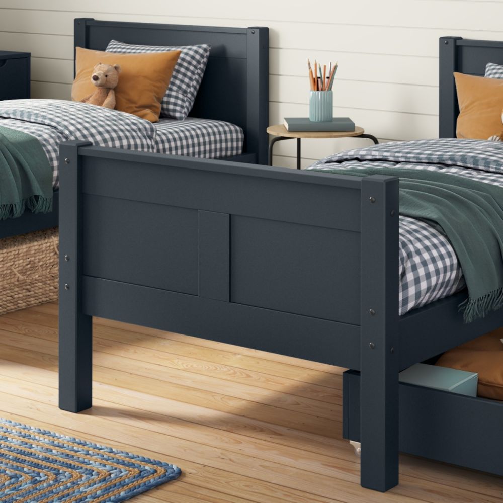 Arven Detachable Bunk Bed with Storage Drawers in Blue