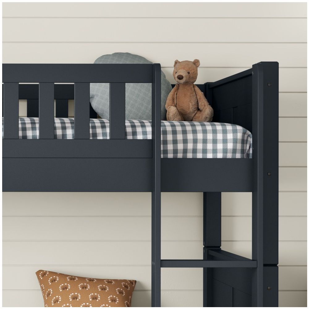 Arven Detachable Bunk Bed with Storage Drawers in Blue