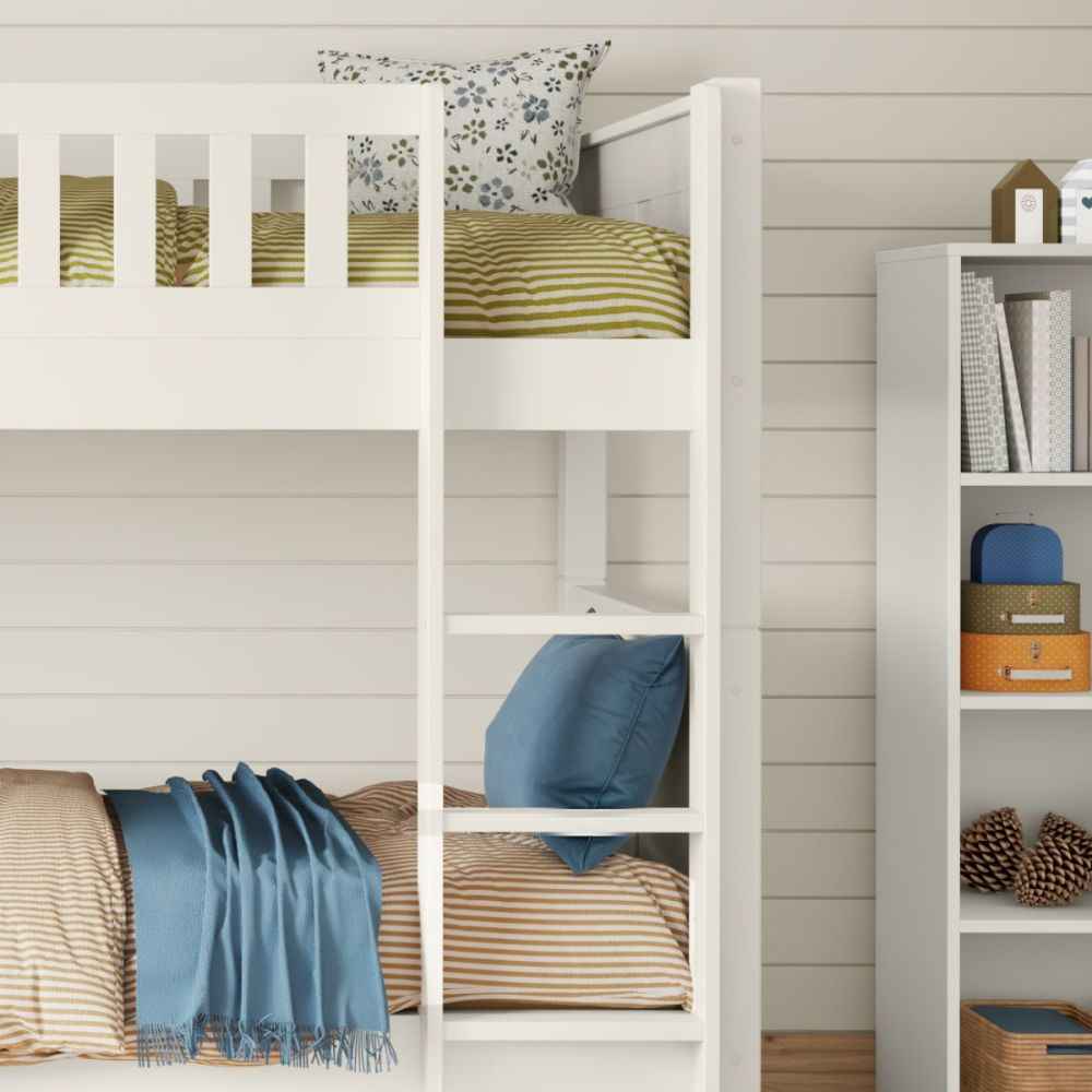 Arven Detachable Bunk Bed in White