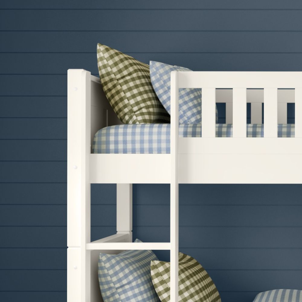 Arven Detachable Bunk Bed with Storage Drawers in White