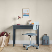 Children's Study Desk with Storage In Blue
