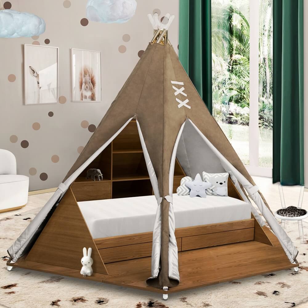 Circu Luxury Teepee Bed - Gold Plated